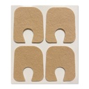 Aetna Foot Products - Yapıştırıcı Felt U-Shaped Callus veya Toe Pads, 100, 1/8 "Sabahın Paketi"