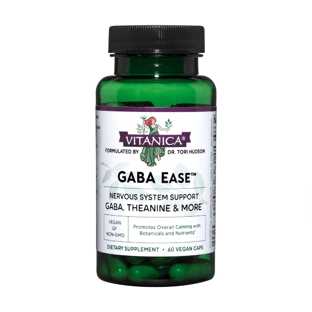 Vitanica, GABA Ευκολία, χαλαρωτική υποστήριξη, Vegan, 60 κάψουλες