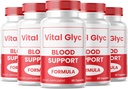 (5 Pack) Vital Glyc Capsules, Resmi Kan Destek Formula, Kan Gemi Temiz, Glyco Optimizer Pills, Destekler Genel Sağlık & Wellness, Vital Supplement Toz (300 Capsules)