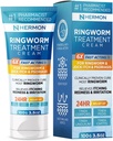 Hermon Güçlü Antifungal Ringworm Cream - Stubborn Ringworm için Etkili Tedavi, Jock Itch, Eczema, Tinea Versicolor, Athlete's Foot - for Yetişkinler and Kids - 100 ml