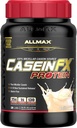 ALLMAX Casein-FX Protein, Vanilla - 2 lb - 25 Grams of Slow-Release Protein Per Scoop - Low Carb & Zero Added Sugar - Approximate 27 Servings