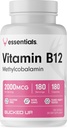 B12 2000mcg - Torchcobalamin, Essentials (180 Hizmet, 180 Capsules)