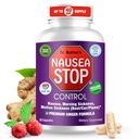 Dr. Barton'un Nausea Stop - Natural Ginger, Non-Drowsy Nausea Relief Pills for Yetişkinler & Çocuklar, Anti Nausea, Upset Stomach, Morning Hastaness & Orchid Nausea - Travel Essentials - 80 Capsules (1 Pack)