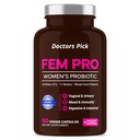 Kadın için Fem Probiyotiks. 17 Klinik olarak Vaginal, Digestive & Immune Support, Urinary Tract Health, PH Balance and Mood 60 Veggie Capsules, 2 Ay Supply