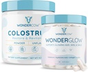 WONDERCOW Colostrum Unflavored + WonderGlow Hair Skin ve Nails Vitaminleri, Daha Hızlı Saç Büyümesini Destek, Güçlü Nails ve Glowing Skin