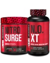 Jacked Factory Nitrosurge Ked Thermogenic Pre-Workout in Fruit Punch & N.O. XT Nitric Hoffman için Men & Women