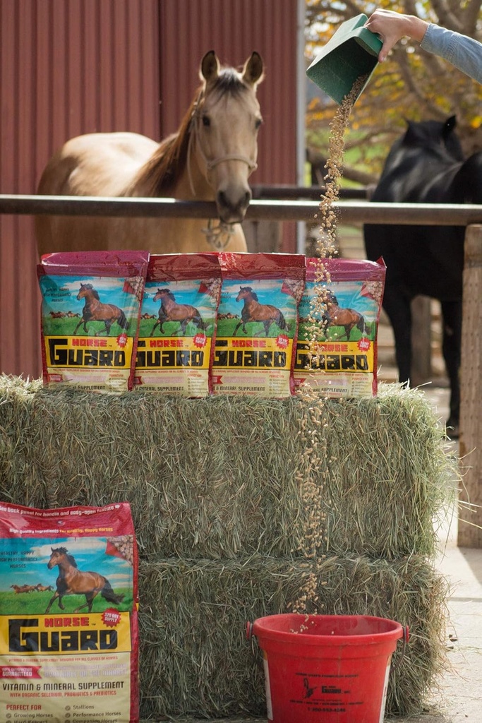 Horse Guard 4,6 lb, συμπλήρωμα ανόργανης βιταμίνης ιπποειδών με οργανικό σελήνιο & βιταμίνη Ε