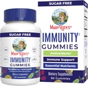 MaryRuth Organics Sugar Free Immunity Gummies | Güçlü Ölme | Yaşlı Vitamin C & çinko | D3 & Echinacea | Immune Support Supplement | Gummies for Kids & Yetişkinler | Vegan | GMO | 90ct