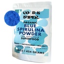 Organik Blue Spirulina Toz - 1 Pound Paketi, 100 Phycocyanin, Blue Algae'den Saf Superfood - Doğal Gıda Renkleri, Parlaklar ve Protein İçgörüleri için, Vegan - Pure Water Extracteded