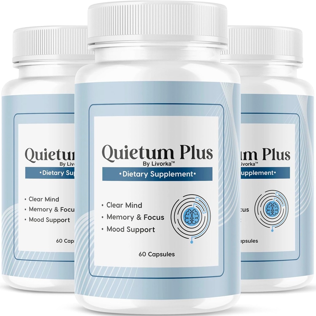(3 Pack) Sessizum Plus - Resmi Sessizum Plus Gelişmiş Tamam Formula, Orijinal Sessizum Plus Yorumlar, All Natural QuietumPlus Advanced Formula 3 Ay için 180 Capsules