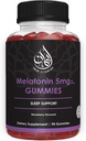 Halal Melatonin Gummies | 2.5 mg - 5 mg | Uyku ve Uyku Desteği | Doğal, Vejetaryen, Non-GMO, Gluten-Free, Gelatin-Free | For Ault, Men and Women | 45-90 Servisler