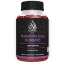 Halal Melatonin Gummies | 2.5 mg - 5 mg | Uyku ve Uyku Desteği | Doğal, Vejetaryen, Non-GMO, Gluten-Free, Gelatin-Free | For Ault, Men and Women | 45-90 Servisler