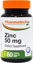 Çinko 50 mg, Immune Support Supplement, Elemental çinko Chelated Gluconate, Mineral Antioksi for Man and Woman Health, Acne, Easy to Swallow, 60 Tabletler