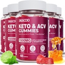 (5 Pack) Keto ACV Gummies Extreme1500MG Keto Gummies Apple Cider Vinegar, Pomegranate Beet Juice B12 Vegan Non GMO 300 Gummies