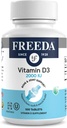 FREEDA Vitamin D3-2000 IU - Yüksek Lisans Vitamin D Kemik Kuvveti ve Immune Desteği için - Easy-to-Swallow Tabletleri - 100 Tiny Tablet