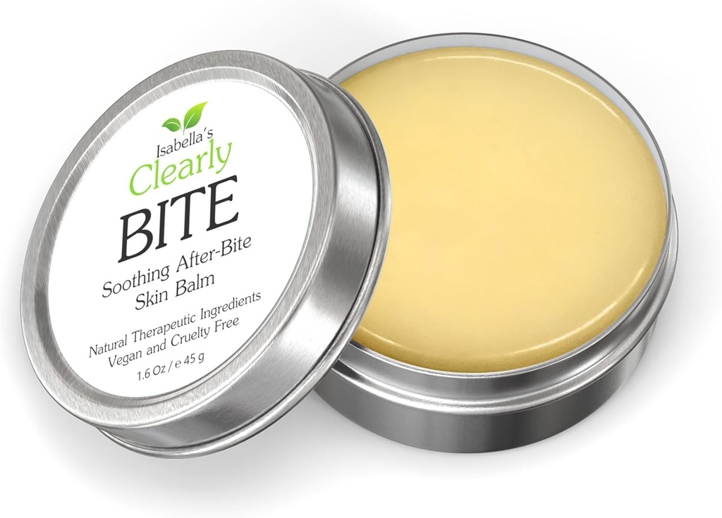 Isabella'nın açıkça BITE Soothing After Bite Anti Itch Balm | Böcek Bites'ten Hızlı Yardım | Aloe Vera, Peppermint, Calendula | Vegan, Cruelty Free, Made in USA