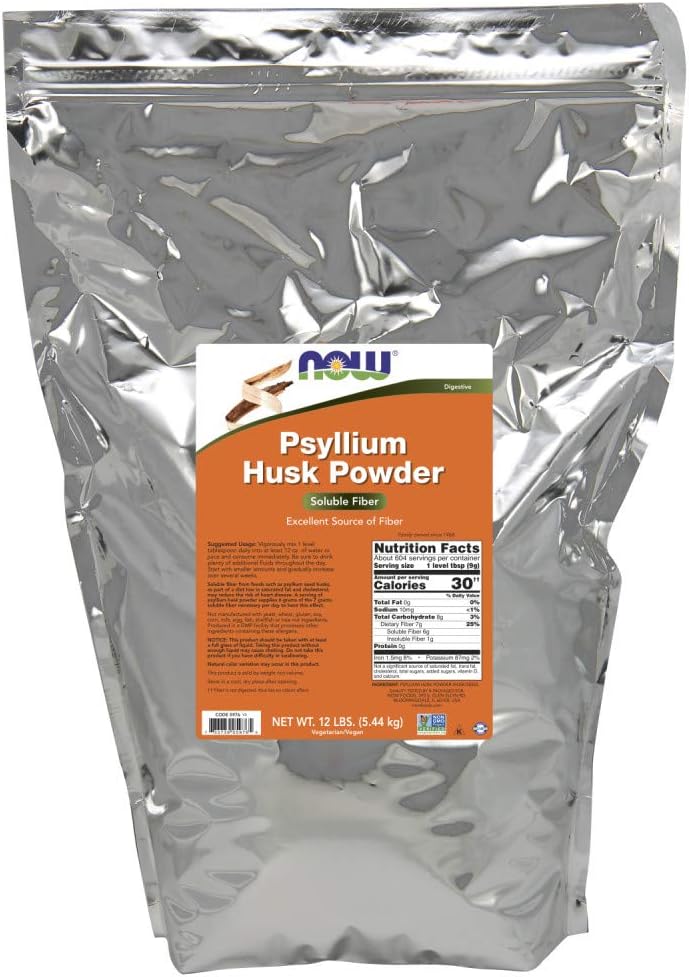 Şimdi Psyllium Husk Toz, 12Pound