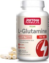 Jarrow Formulas® L-Glutamine 750 mg, Dietary Supplement, Immune ve Muscle Support, 120 Veggie Capsules, 120 Day Supply