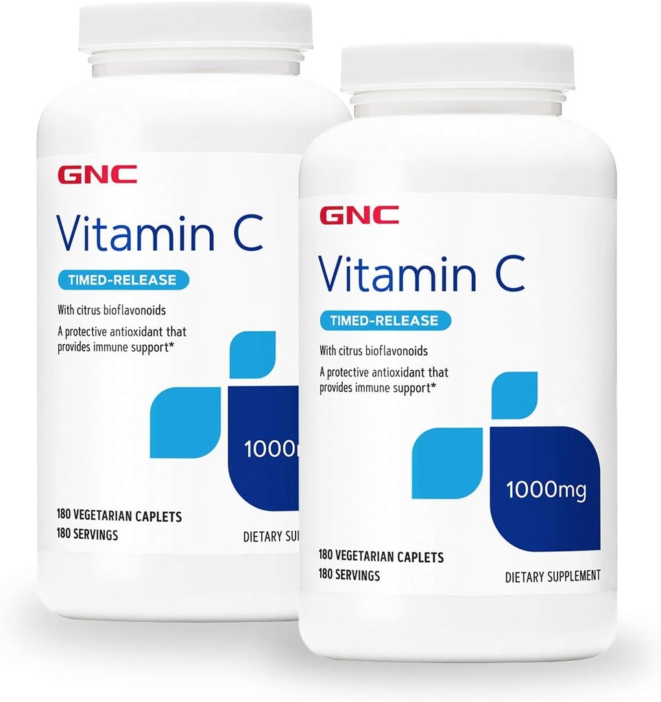 GNC Βιταμίνη C Timed-Release 1000 mg - Twin Pack