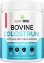 Colostrum Powder Grass-Fed -για την υγεία των ανθρώπινων ούρων, την ανοσία, το δέρμα και τα μαλλιά, την αποκατάσταση των μυών - Πάνω από 400 βιοενεργά θρεπτικά συστατικά, 6-Ωρα εγγυημένη καθαρή φόρμουλα, μη-GMO, χωρίς γεύση, 60-Ημέρα προσφοράς