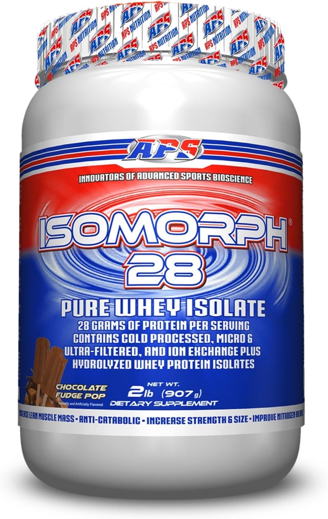 APS Beslenme Isomorph 28 protein Toz | Pure Whey Isolate | Cold Pressed, Ultra filtreli ve Ion Exchange Isolates | 28g Protein | 2 Pound (Chocolate Fudge Pop)