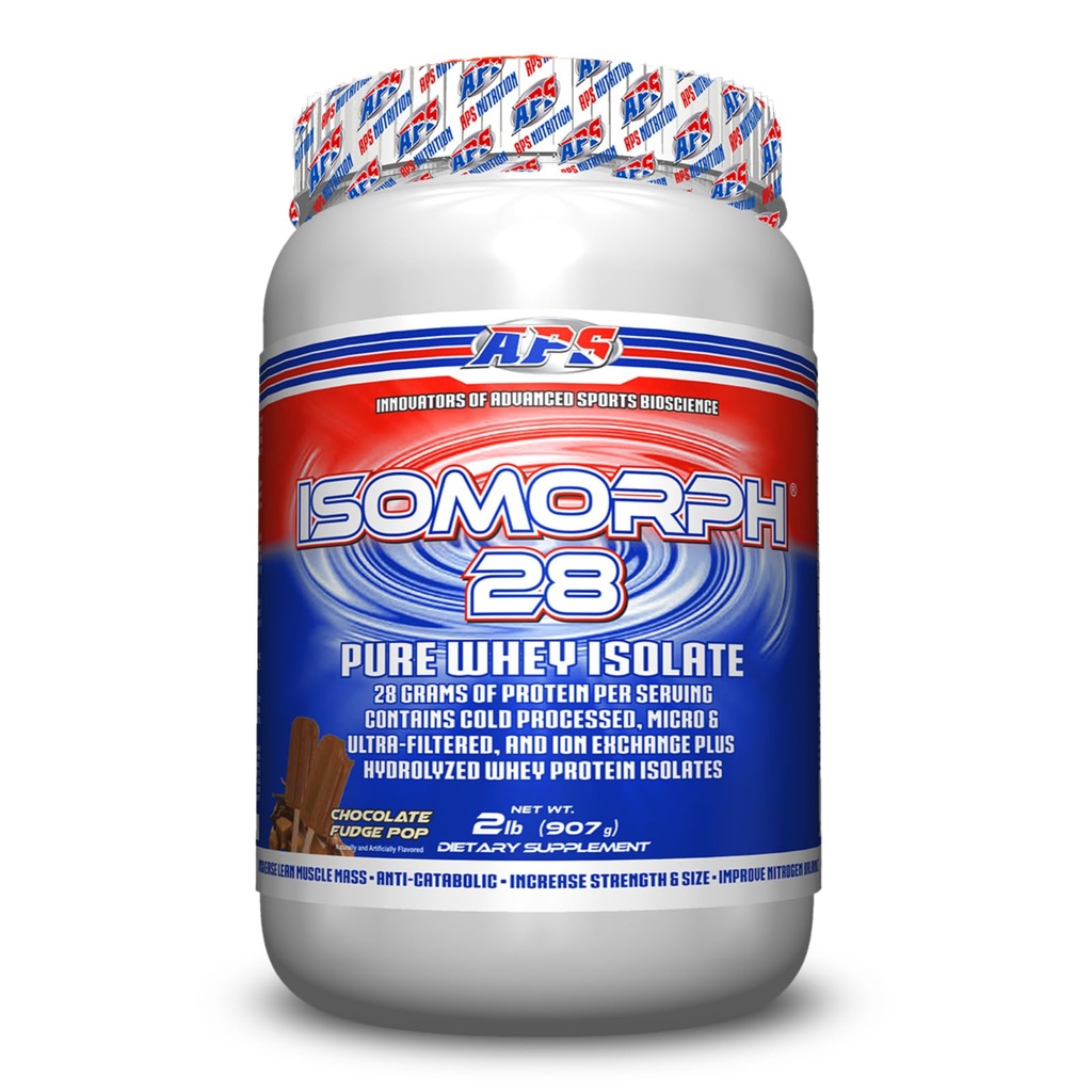 APS Beslenme Isomorph 28 protein Toz | Pure Whey Isolate | Cold Pressed, Ultra filtreli ve Ion Exchange Isolates | 28g Protein | 2 Pound (Chocolate Fudge Pop)