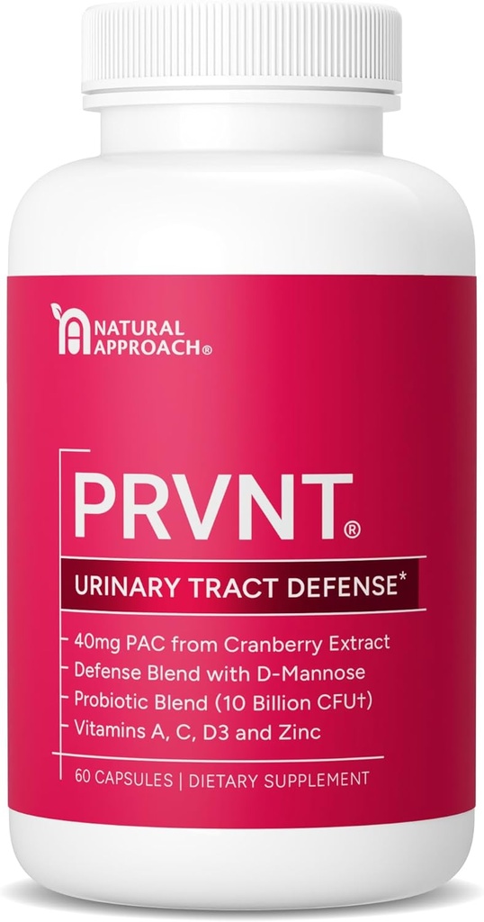 Cranberry PAC, D-Mannose, Probiyotiks & Vitamins | UTI Kaçance & Bladder Support Supplement | En Güçlü Cranberry Pills for Women & Men | USA