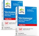 Terry Doğal Vectomega - EPA & DHA ile Tamam - Beyin ve Kalp Sağlığı Desteği için Omega-3 Tabletleri - Essential Fatty Acids &Pack ile Beslenme Tamamı - 60 Tablet ( 2)
