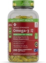 Μάρκα μέλους 600mg Ωμέγα-3 από ιχθυέλαιο με 50 mcg βιταμίνη D3 (200 κόμης)