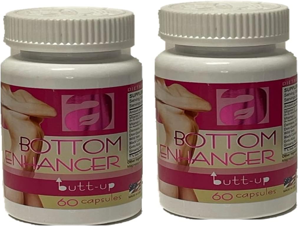 2 Bottom Buster Bottom Support 60 caps Gluteos Nalgas ButtBoost Mujer Woman