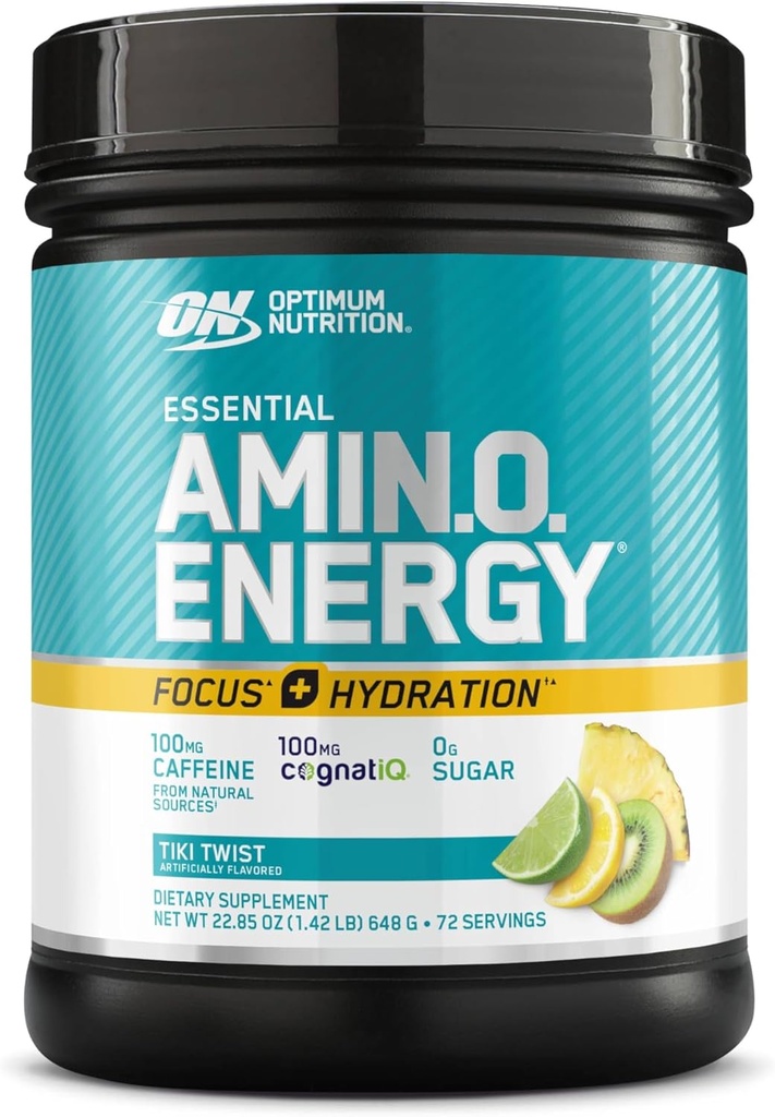 Optimum Beslenme Temelleri Enerji Focus + Hydration, Tiki Twist, 72 Hizmetler