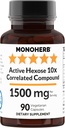 MONOHERB Active Hexose 10x Corlev bileşikler, 1500 mg - 30 Hizmet - 90 Capsules 500 mg per Capsules