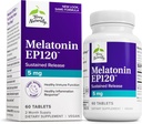 Terry Natural Melatonin EP 120 5 mg - Antioksitlerle Uyku Destek Tamamı - Sağlıklı Uyku için Gluten-Free Supplement - Diyet Supplement to Aid Health Aging & Immune Health - 60 Tabletler
