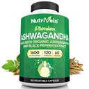 Men & Kadınlar için Sohwagandha - 1600 mg - Black Pepper ile Geliştirildi - Mood Balance için High-Ab component Root Toz Ashwagandha Supplements for Mood Balance, Restful Sleep, & Focus - 120 Vegan Capsules