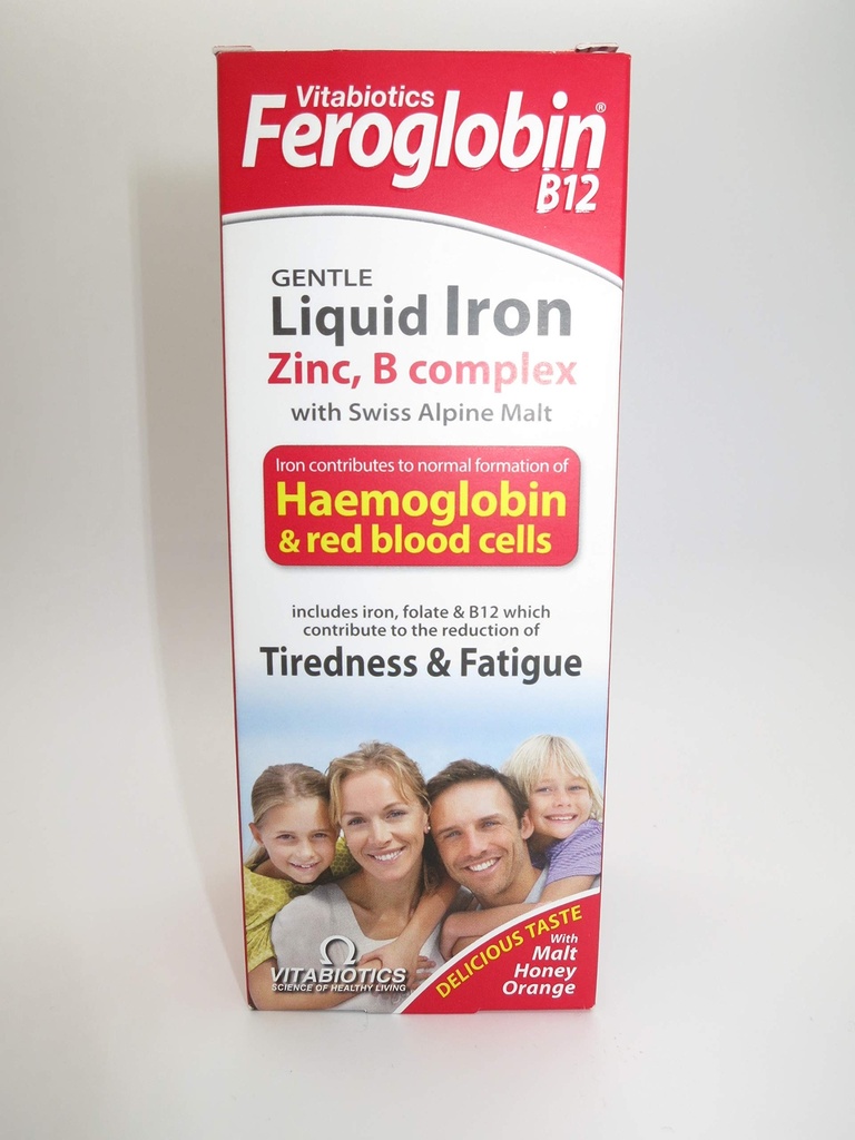 Ferogobin Vitabiotics -B12 Συμπλήρωμα σιδήρου Υγρό 200Ml από Ferogobin