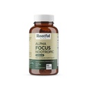 Alpha Focus Nootropic - Memory and Focus Brain Booster Supplement with Choline, Citicoline, GPC, L-Tyrosine, Bacopa Monnieri, DMAE, Gingko Biloba, Lion's Mane, Niacinamide - 60 Κάψουλες