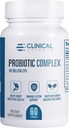 Klinik Etkileri Probiyotik Kompleksi - Kadınlar ve Erkekler için Gut Health Probiyotikleri - 6 Key Organik Probiyotik Strains to Support Digestion and General Health - 60 Veggie Probiyotik Capsules - ABD'de Yapılan