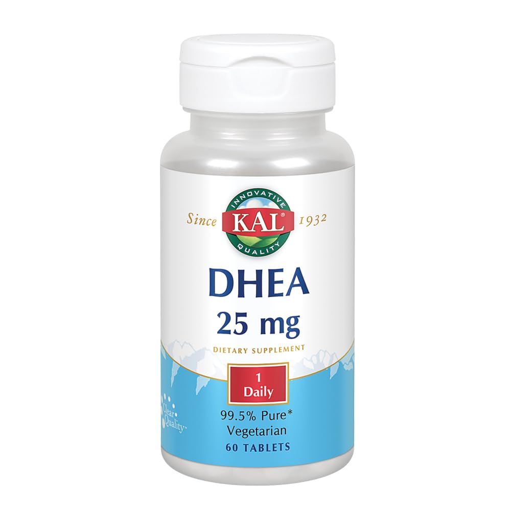 KAL DHEA Vejetaryen Tabletler, 25 mg, 60 Kont