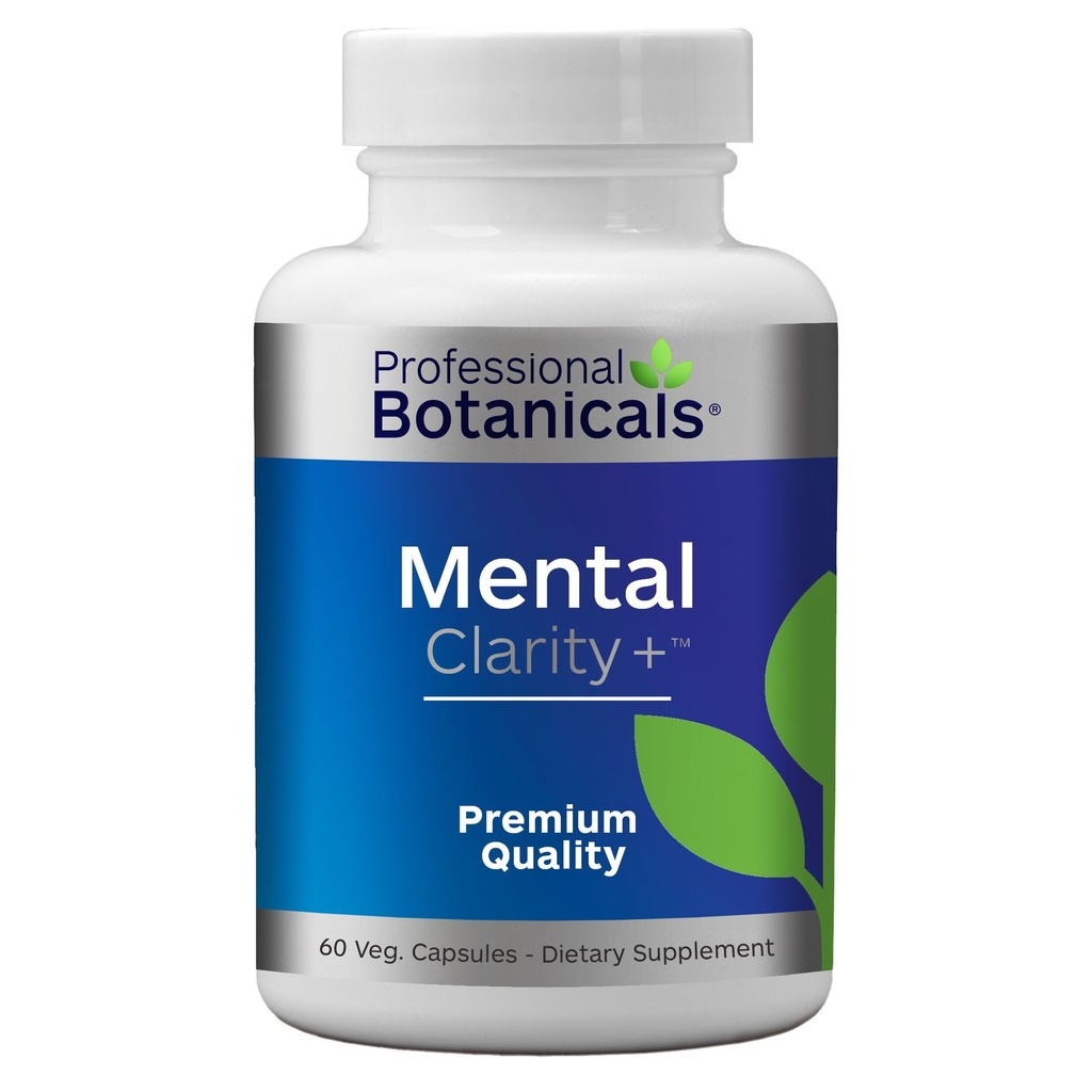 Profesyonel Botanikler Zihinsel Clarity, Focus, Enerji, Memory & Clarity - 60 Vegetarian Capsules