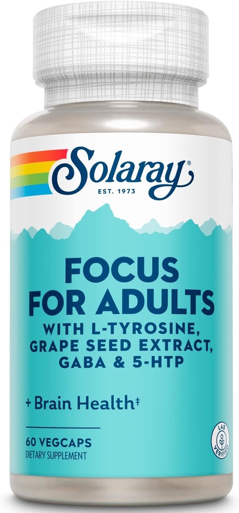 SOLARAY - Yetişkinler için Focus | 60 Capsules