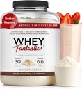 3-σε-1 Whey Protein Powder Unflavored 5lb – 30g πρωτεΐνης χόρτου από το υδρολύσιο, το απομονωμένο και το πυκνό διάλυμα ανά μερίδα – Μη ΓΤΟ, χωρίς σόγια, χωρίς ζάχαρη – 63 Σερβιέτες