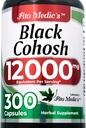 FITO MEDIC'S Black Cohosh Root Extract 12000 mg Ισοδύναμο, βοτανικό συμπλήρωμα για γυναίκες, 300 κάψουλες
