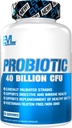 Evlution Beslenme Probiyotik - 40 Milyar CFU - Destekler Digestive + Immune Health - Erkekler ve Kadınlar için Probiyotik Supplement - Gluten Free & Non-GMO - 30 Hizmet - 60 Veggie Capsules