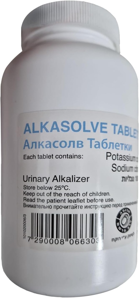 Genric ALKASOLVE pH Denge Tabletleri - Immune Support, Peak Performance, Reducing Inflammation, Genel Wellness - 180 Tabletler
