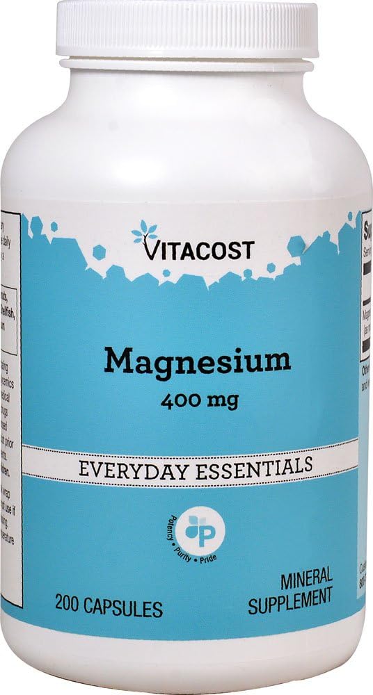 Vitacost Magnezyum - 400 mg - 200 Capsules
