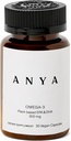 ANYA Omega 3 300 mg DHA ve EPA, Temiz Malzemeler, Non-GMO, 100% Vegan, Gluten, Soy ve Süt Free. Kadınlar için Tamam, Prenatal Postnatal Vitamin, Emzirme ve Lactation Support için