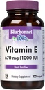 BlueBonnet Vitamini E 1000 IU Karma Softgels, 100 Kont