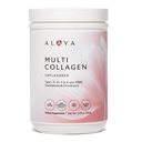 Alaya Multi Collagen Toz - Tip I, II, III, V, X Hydrolyzed Collagen Peptides Protein Toz Supplement with MSM + GC (Unflavored) (40 Hizmet)