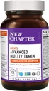 New Chapter Men's Multivitamin, Every Man, Fermented with Probiotics + Selenium + B Vitamins + Vitamin D3 + Organic Non-GMO Ingredients - 48 ct (Packaging May Vary)