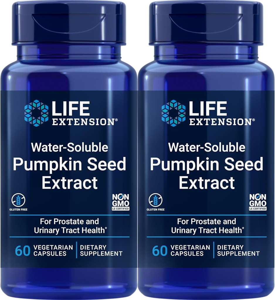 Life Extension Water-specific Riley Seed Extract, 60 Vegetarian Capsules (Pack of 2)